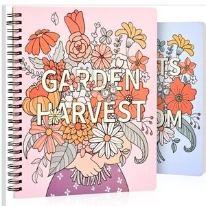 Garden‎ Harvest Fruits in Bloom Adult Coloring Book Set Spiral Bound 32 Pages